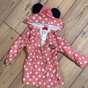 Minnie Mouse Rain Coat 2T